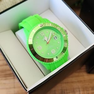 Ice Watch SI.GN.B.S.09 Ice Forever Green Big Silicone Analog Quartz Unisex Watch